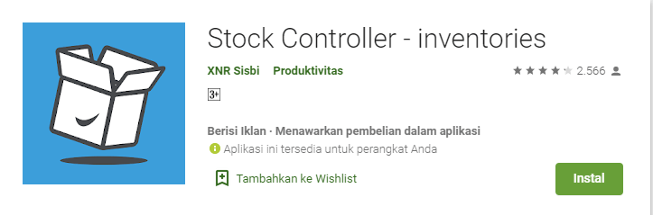 stock controller - inventories