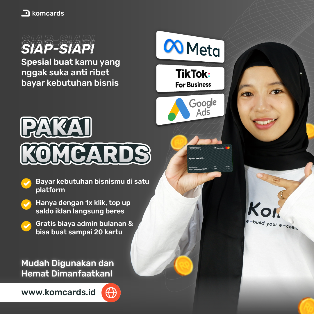 Komcards Banner di Blog Komerce