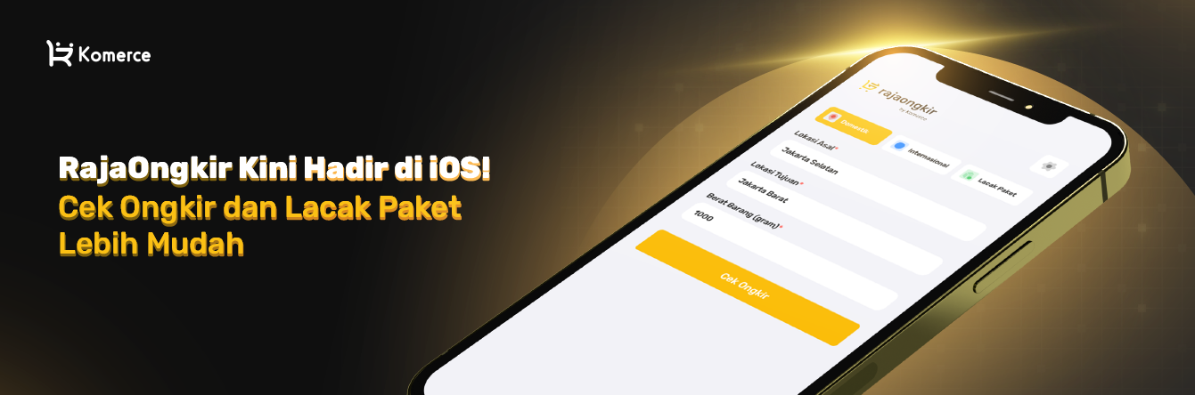 RajaOngkir Hadir di iOS! Cek Ongkir dan Lacak Paket Mudah