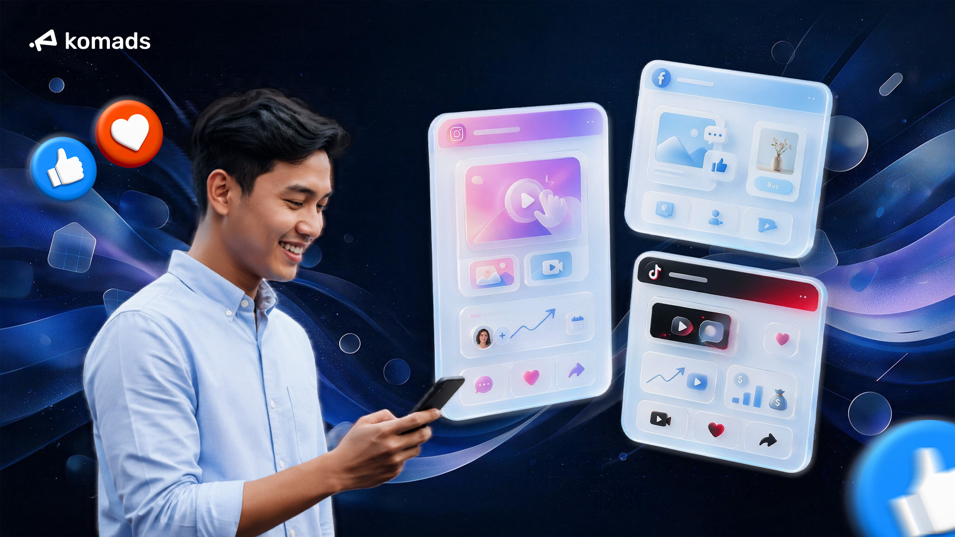 strategi promosi di instagram, facebook & tiktok